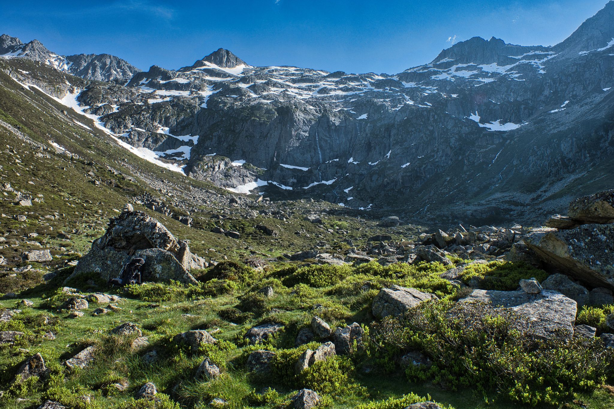 Bivouac au lac de Liantran